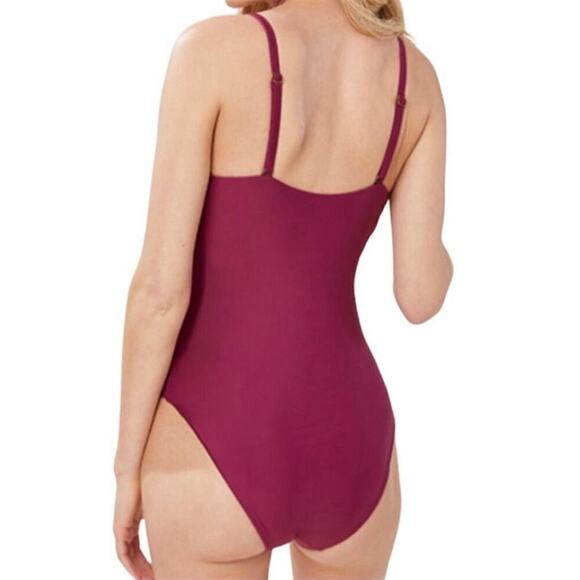 NWT!!!  Andie Women's Baia Bathing Suit - Plum - Picture 3 of 14